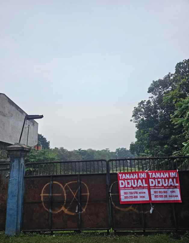 dijual tanah jl raya serang km 17