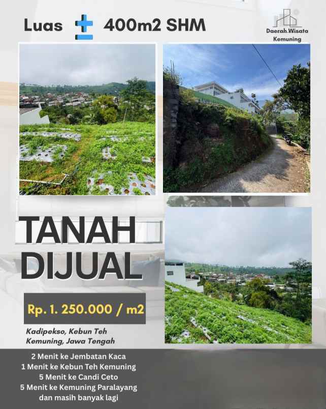 dijual tanah kadipekso