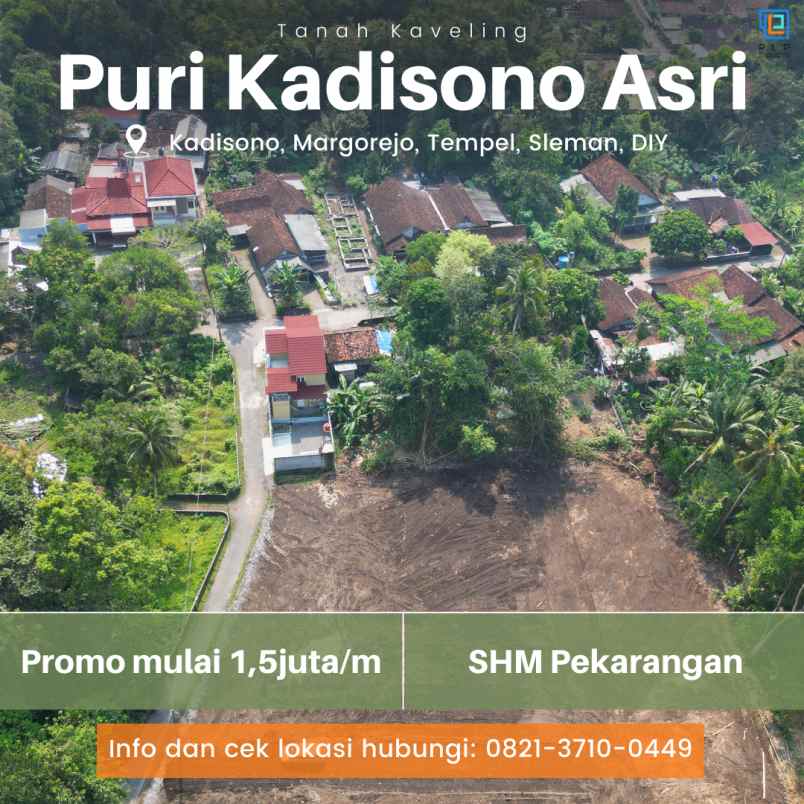 dijual tanah kadisono margorejo tempel