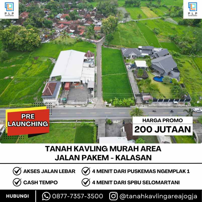 dijual tanah kalibulus bimomartani