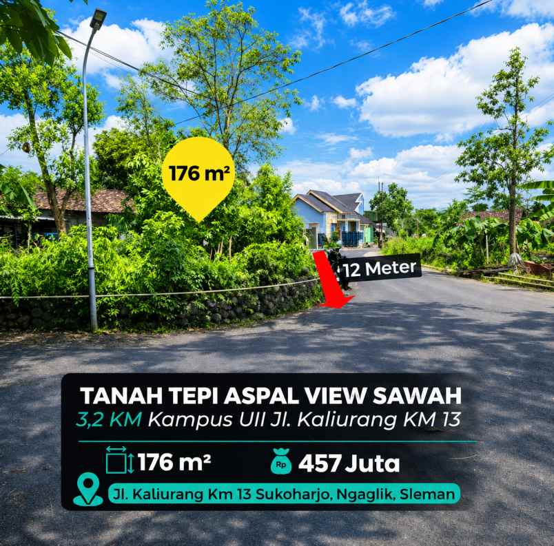 dijual tanah ngaglik sleman