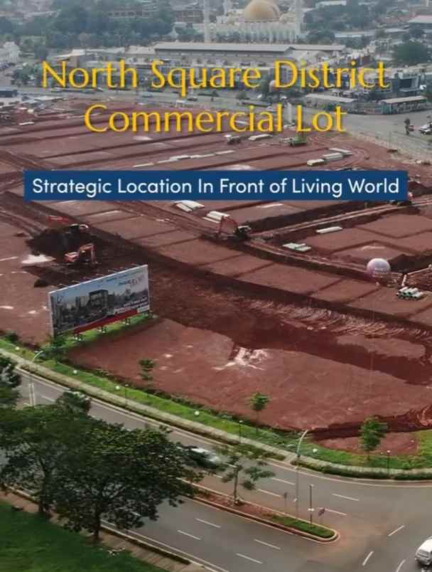 dijual tanah north square district di