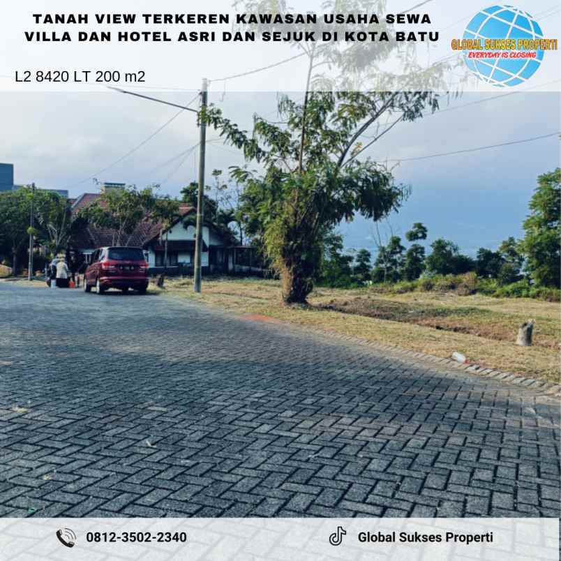dijual tanah panderman hill