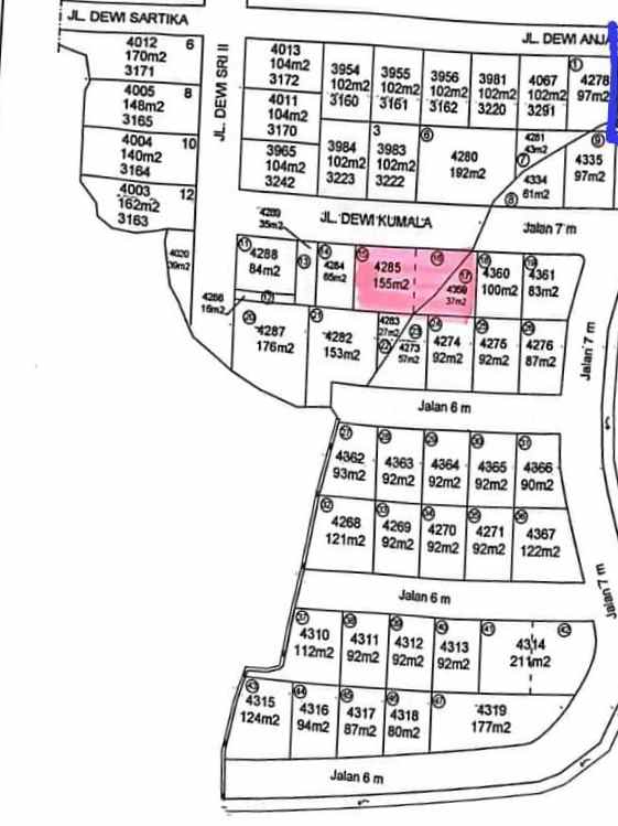 dijual tanah pemaron