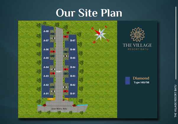 dijual villa metro sisir the village resort