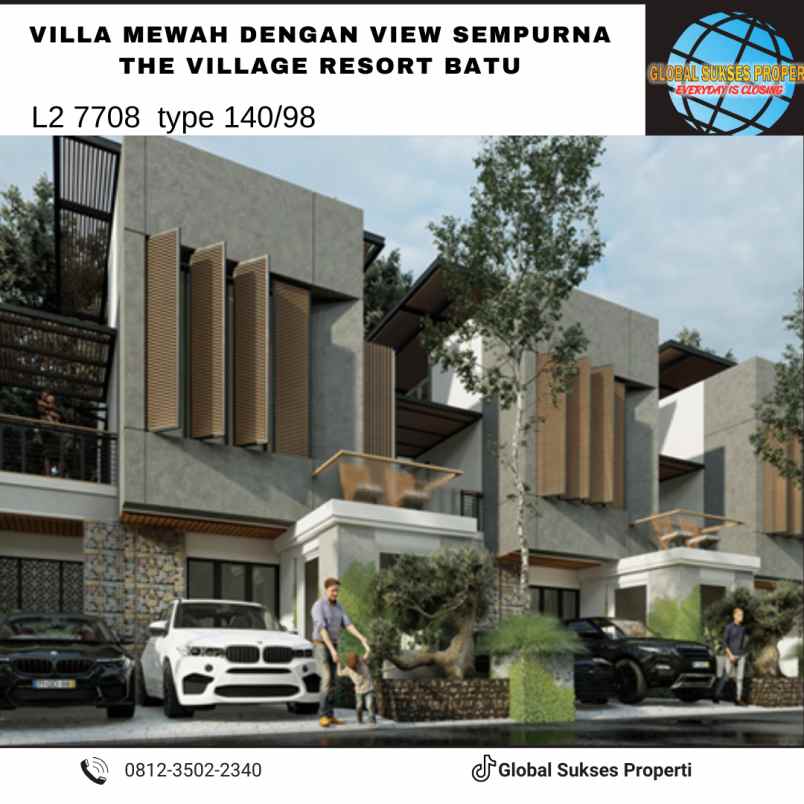dijual villa metro sisir the village resort