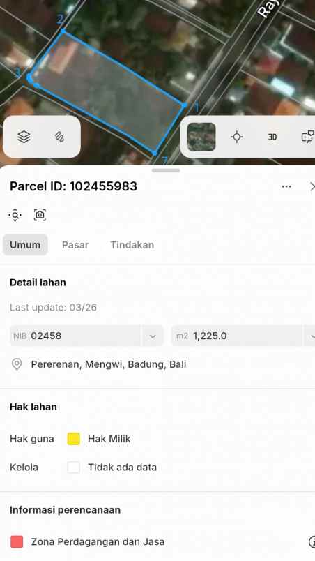 dikontrakan 6 are jl raya pantai pererenan mengwi