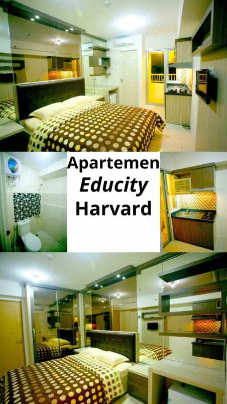 disewakan apartemen educity