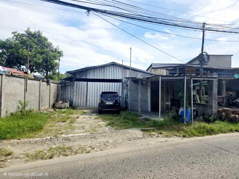 disewakan ruko gudang kantor jalan raya jl vihara rt