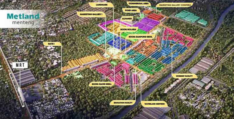 disewakan ruko gudang kantor ruko conifera metland menteng