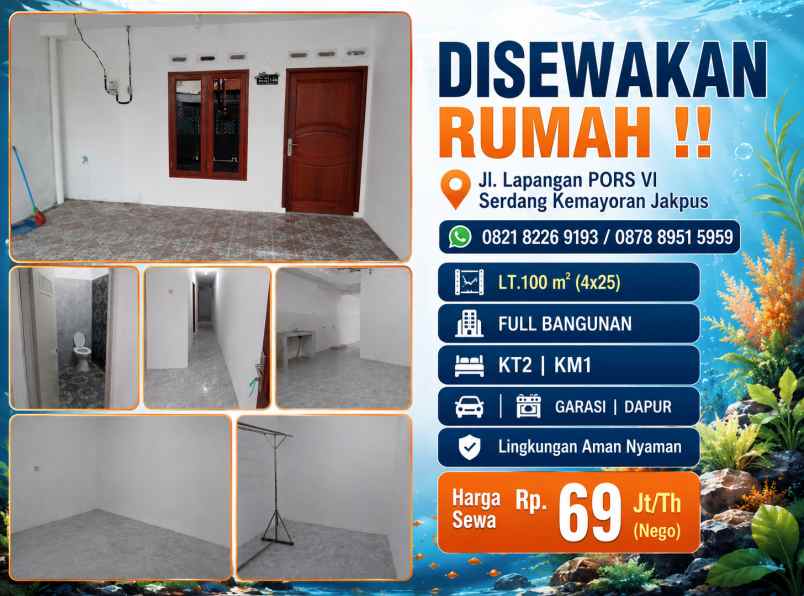 disewakan rumah kemayoran jakarta pusat