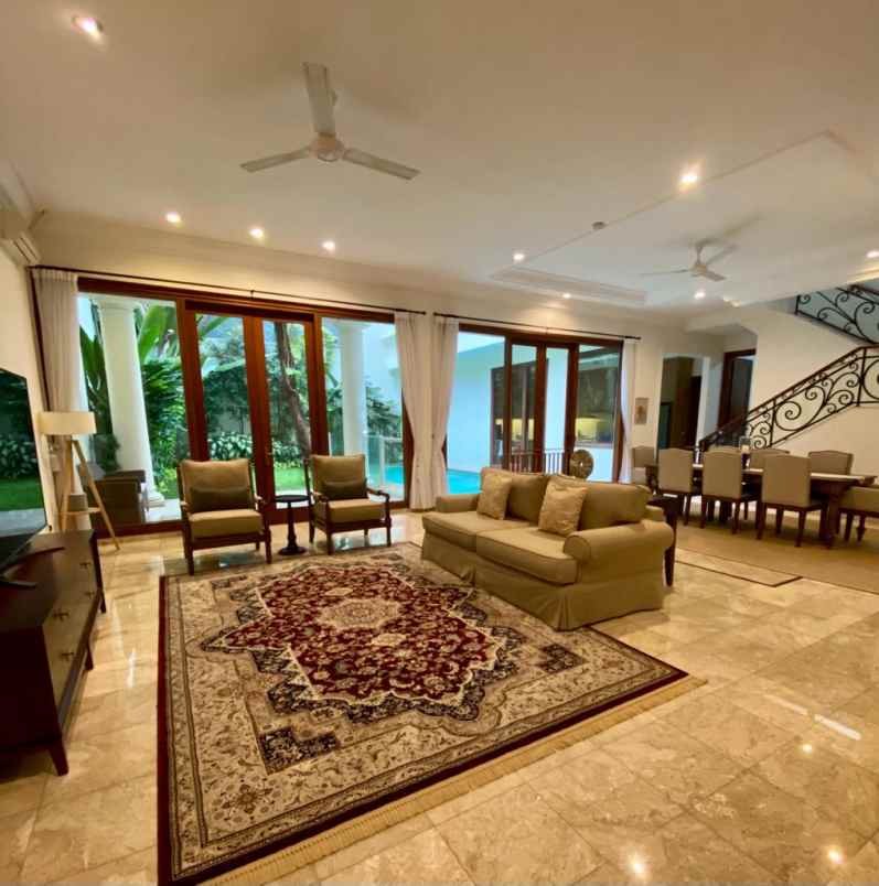 for rent 5br luxury tropical house at pondok indah