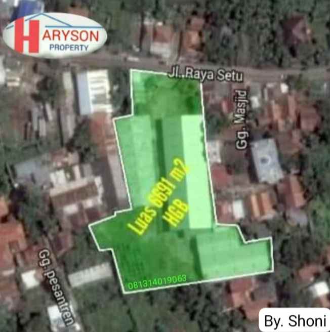 gudang 6691 m2 cikarang barat bekasi