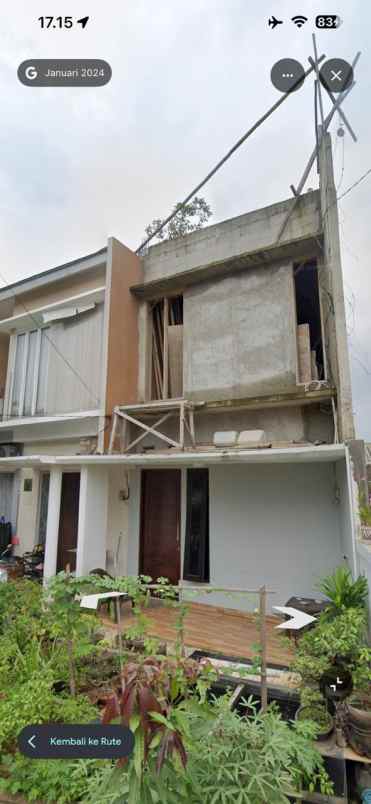jual rumah 2 unit jadi 1 cluster di the royal park