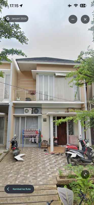 jual rumah 2 unit jadi 1 cluster di the royal park