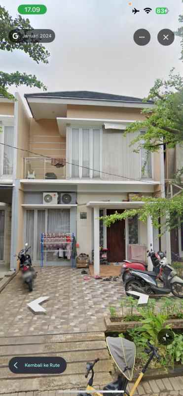 jual rumah 2 unit jadi 1 cluster di the royal park