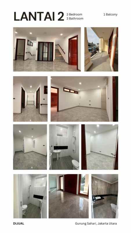 jual rumah baru bisa ruang usaha gunung sahari jak ut