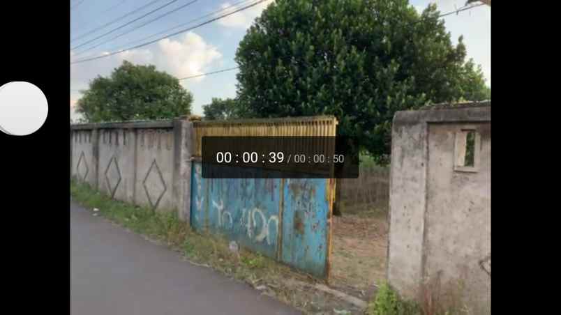 jual tanah plus villa