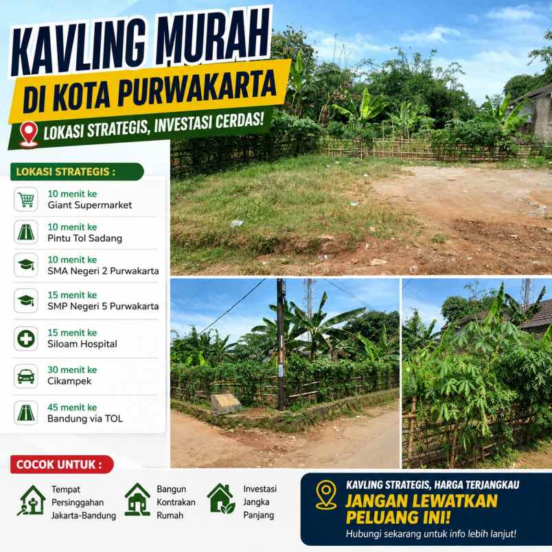 kavling murah di kabupaten purwakarta bisa ke bandung