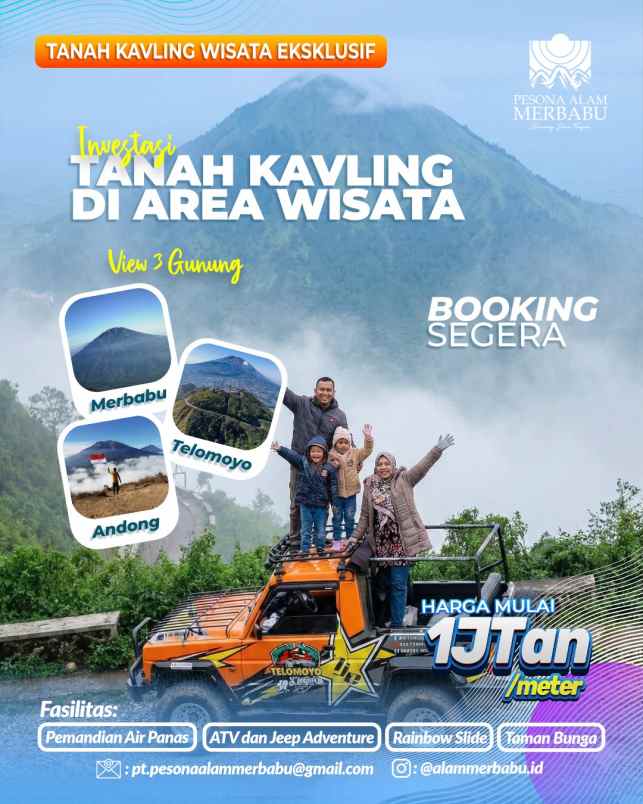 kavling tanah pesona alam merbabu