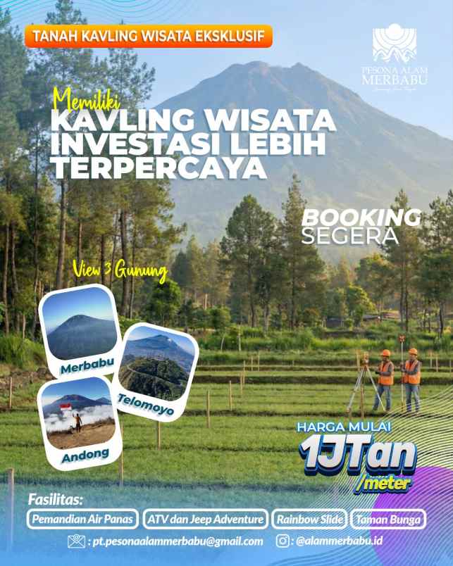 kavling tanah pesona alam merbabu