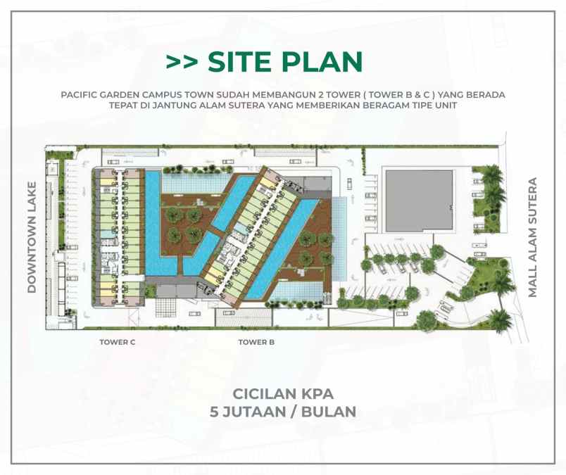 pacific garden campus town apartment