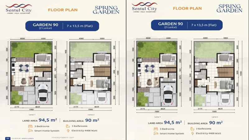 ready stok perumahan baru di sentul city spring garden