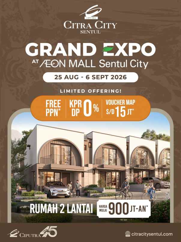 rumah 2 lantai di sentul