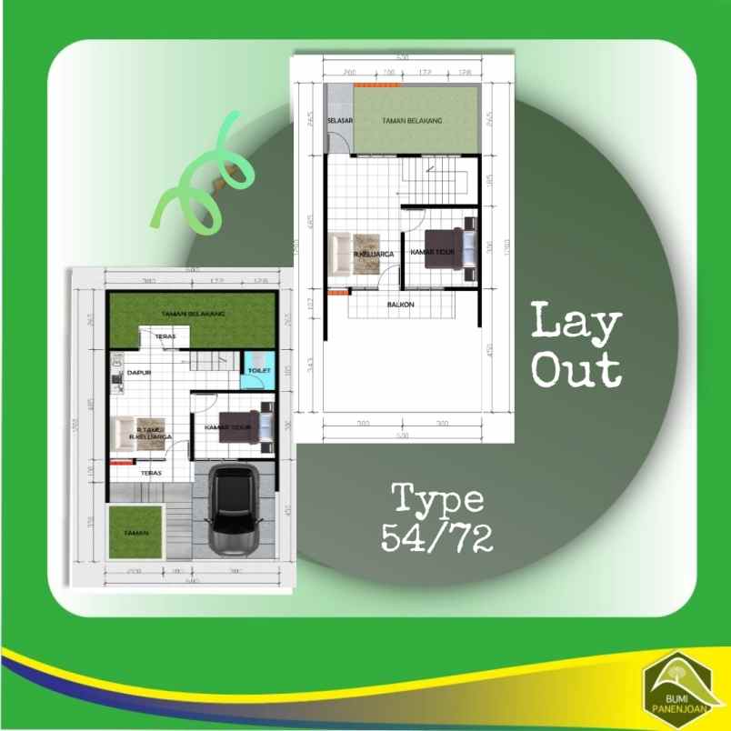 rumah 2 lantai dp booking 2 5 juta all in