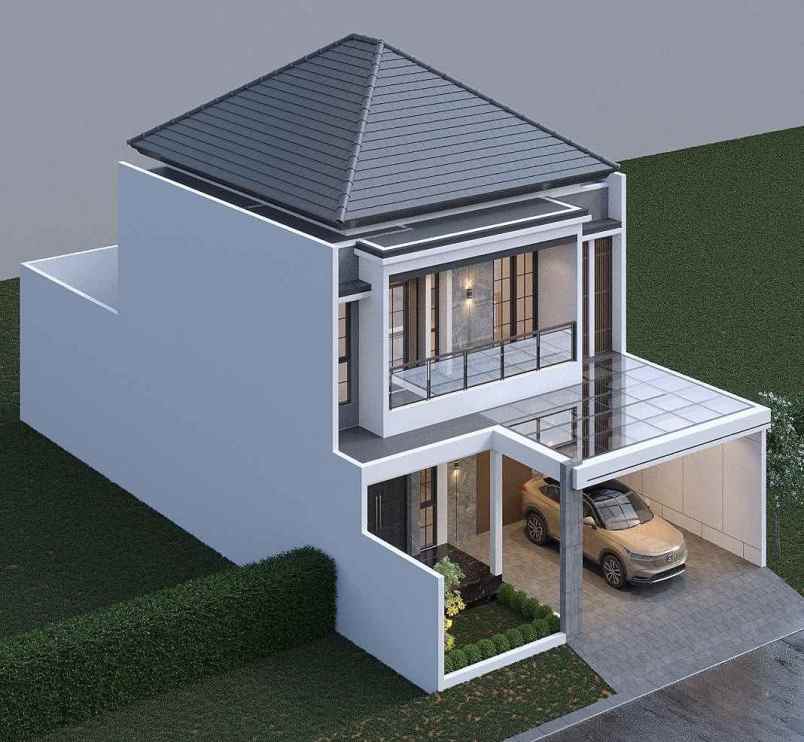 rumah baru konsep modern minimalis lokasi araya