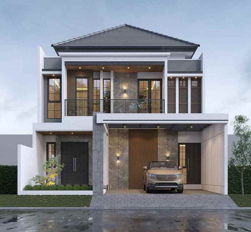 rumah baru konsep modern minimalis lokasi araya