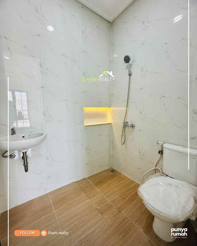 rumah cantik 2 lantai di nusaloka bsd layout maksimal