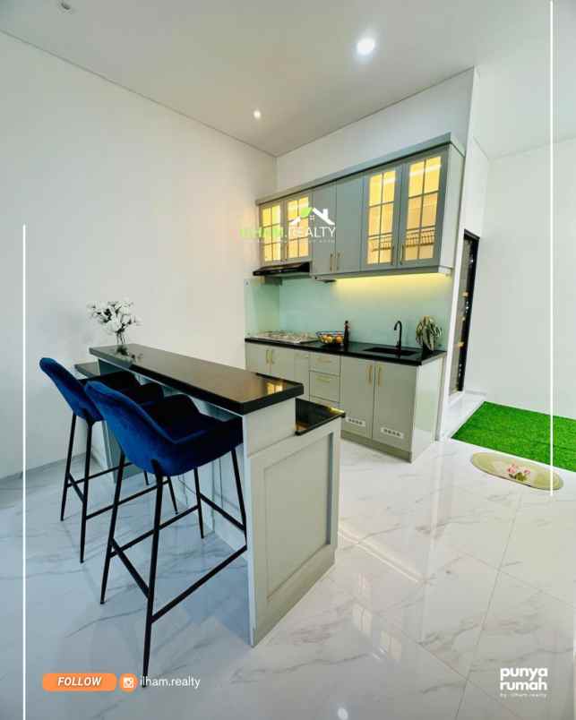 rumah cantik 2 lantai di nusaloka bsd layout maksimal