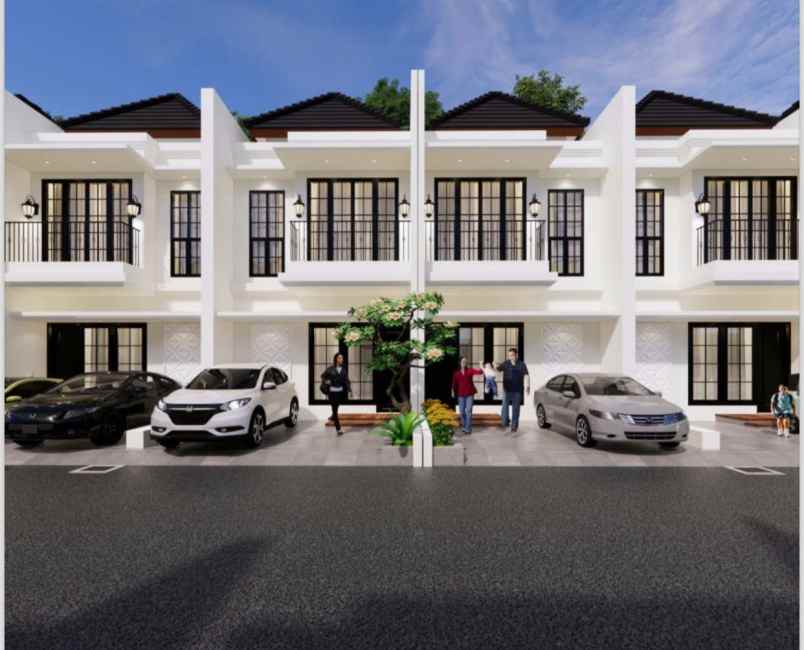 rumah cluster daerah bintaro dekat mall x chang