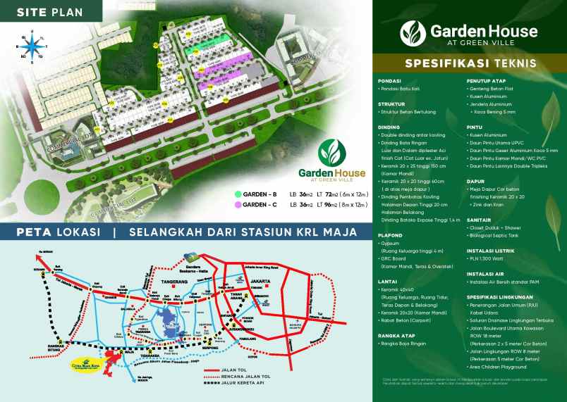 rumah cluster green ville