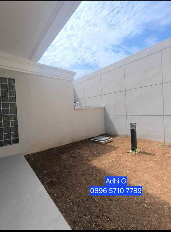 rumah design kontemporer di podomoro park bandung