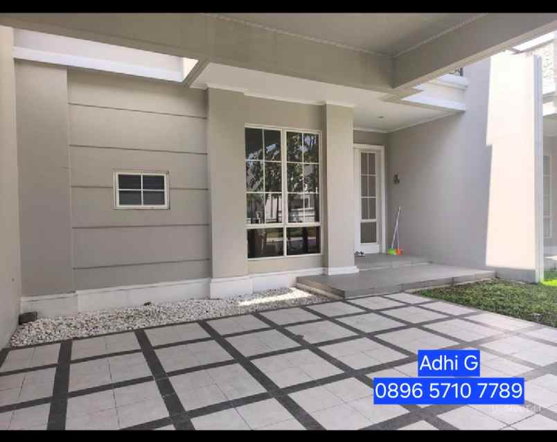 rumah design kontemporer di podomoro park bandung