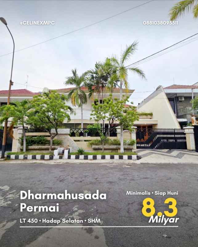 rumah dharmahusada permai minimalis siap huni
