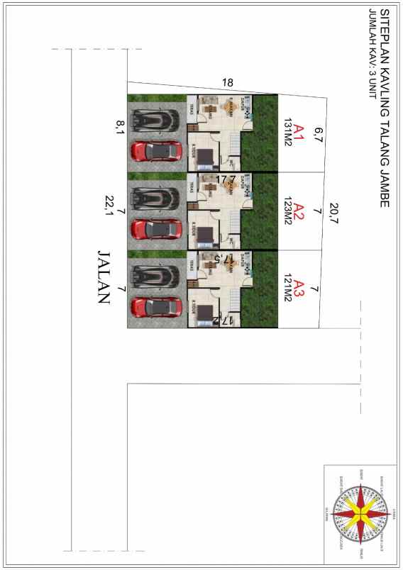 rumah di palembang dekat bandara smb ii
