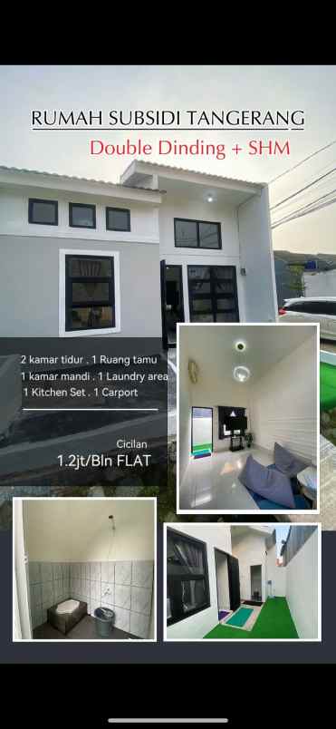 rumah dijual siap huni dekat tol arah jakarta