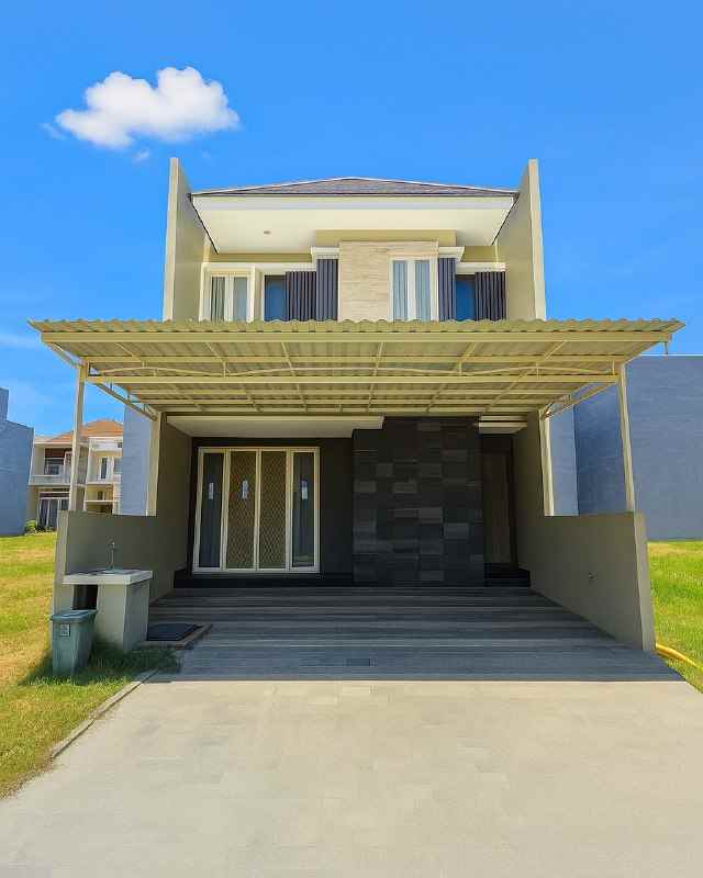 rumah imperial beach pakuwon city minimalis siap huni