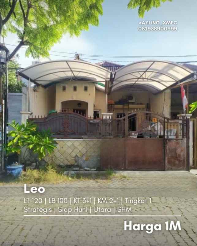 rumah jalan leo strategis siap huni