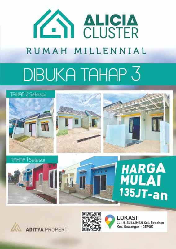 Opening Tahap 3 Rumah Cluster Di Selatan Jakarta Bisa Kpr Pribadi