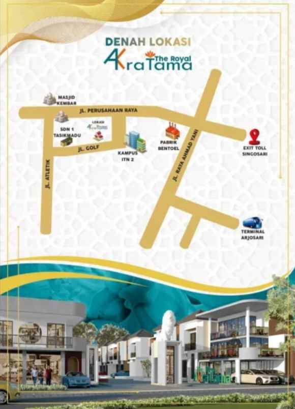 rumah jl karanglo bentoel itn