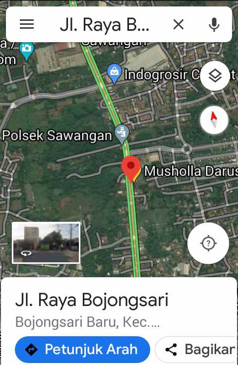 rumah jln raya parung ciputat