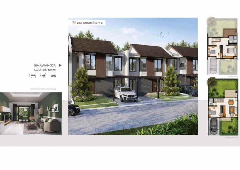 rumah kota baru parahyangan