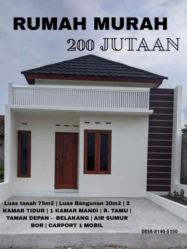 rumah murah di perbatasan kalasan