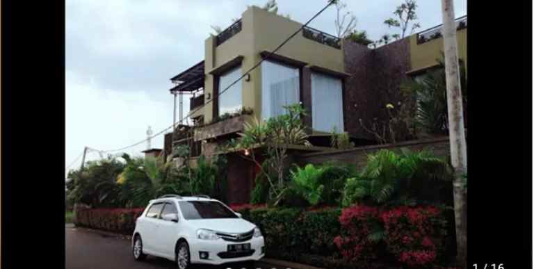Rumah 3 Lantai Semi Villa Di Cangkuang Dekat Ke Pasar Banjaran