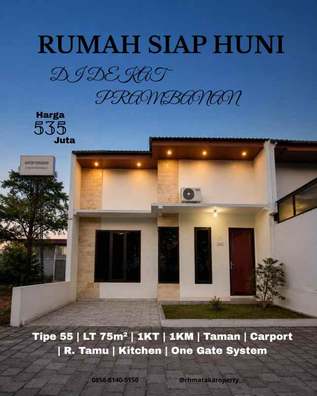 rumah siap huni di prambanan