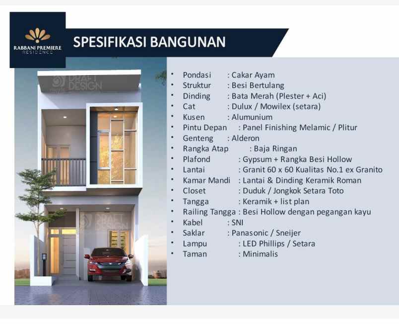 rumah syariah 800 jutaan di bintaro tangsel